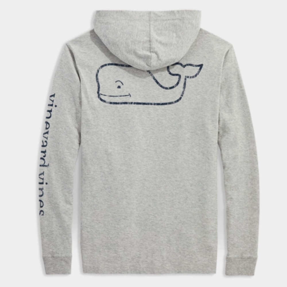 Vineyard Vines Whale Long Sleeve Hoodie Tee